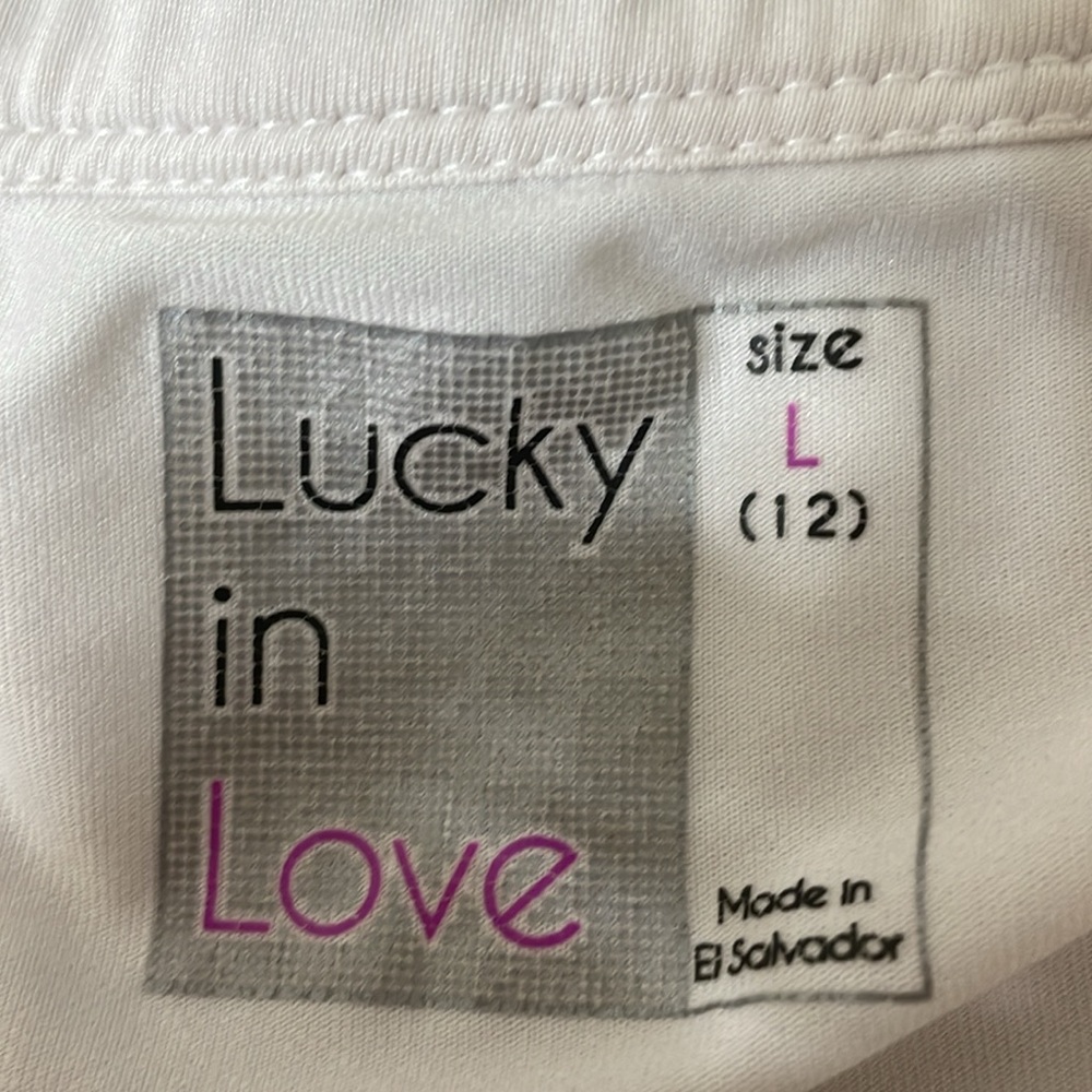 Lucky in Love ~ Spaced Out Limitless Pleated‎ Scallop Skirt size Large - Picture 5 of 7